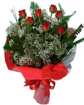 7 kırmızı gül buketi  Amasya çiçek servisi , çiçekçi adresleri 