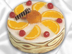 lezzetli pasta satisi 4 ile 6 kisilik yas pasta portakalli pasta  Amasya çiçekçi mağazası 