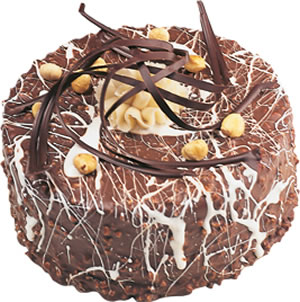 pasta satisi 4 ile 6 kisilik çikolatali yas pasta  Amasya İnternetten çiçek siparişi 