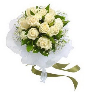  Amasya online çiçekçi , çiçek siparişi  11 adet benbeyaz güllerden buket