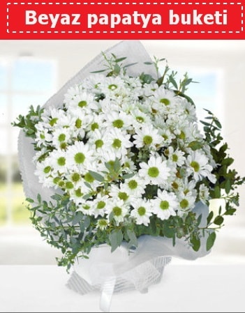 Beyaz Papatya Buketi  Amasya 14 şubat sevgililer günü çiçek 